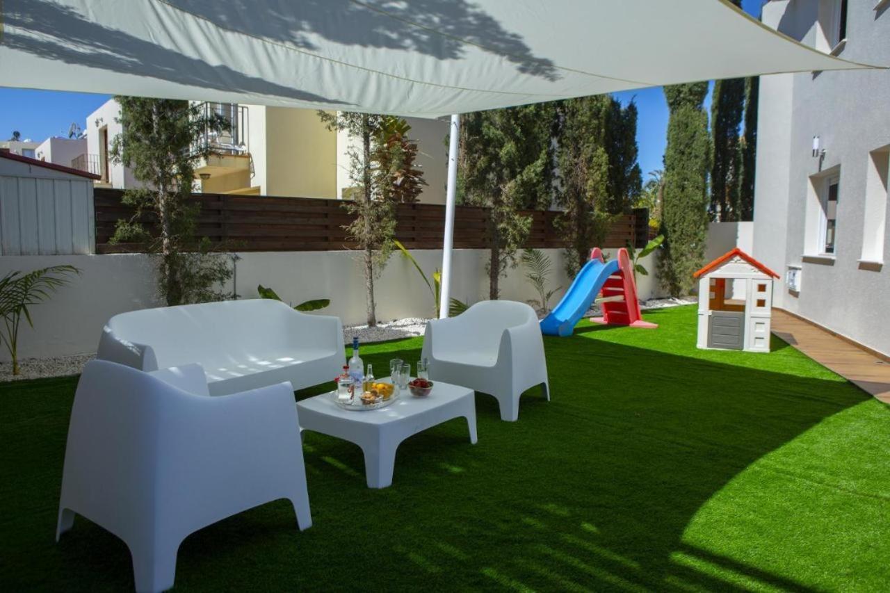 Tsokkos Family Villa - Pool Garden 2' Walk To Beach Протарас Екстериор снимка